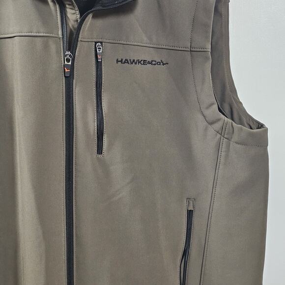 Hawke & Co. Sport Performance Men's Gray Green Vest Size Medium Utility Street - Picture 2 of 5